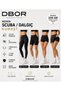 Black High Waist Gathering Diving Fabric No Show Side Seamless Women's Premium Scuba Daily Sports Leggings - 2