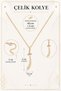 Steel - Zircon Stone - Zülfikar - Gold Color Women's Necklace - 4