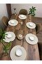 6 Pieces Black Jute Placemats / American Service Lux Presentation Plate Coasters Placemat Gift - 5