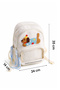 Felt Puppy Dog Kids Backpack White - 4