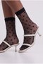 Women's Heart Socks Black - 2