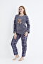 Winter Fleece Pajama Set 8030 - 3