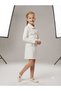 Women-Mom Girls Stone Detailed Jacket and Skirt 2-Piece Set - 4
