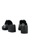 , Women's Genuine Leather Heeled Slippers 161992Z1902 Black - 5