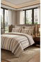 Double Duvet Cover Set with Elastic Sheet - Cream - 7