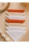 100% Cotton 7-Piece Muslin Baby Mouth Wipes Pure Collection Orange Set - 2