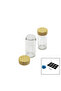 12-Piece Glass Spice Jar Set – Round, Salt Shaker and Spice Jar with Bamboo Lids