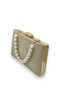 Dot Pattern Gold Gold Gold Color Women's Evening Dress Bag Wedding Engagement Graduation - 2