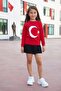 Turkish Flag Printed Children's Sweatshirt - 3