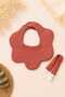 8-Piece Combination / 100% Organic Cotton 8-Layer Muslin Baby Bib, Drool Bib (4 Pieces) / 8-Layer Muslin Pacifier Strap (4 Pieces) / Baby Gift - 3