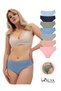 Women's Colorful Bato \ Hipster Panties (XL, 2XL, 3XL, 4XL) Pack of 7 Y15