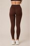 Women's High Waist Gathering and Lifting Seamless Leggings - Coreline Model with Piping Detail - 8