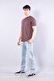 2122 Hakim Yaka Modern Fit 100% Cotton Basic T-Shirt - 5
