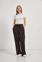 Premium Sweatpants with Elastic Waistband and Thin Stripes - 2