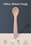 Soft Tip, Silicone Feeding Spoon with Teething Feature - Additional Food Transition Spoon - Feeding Spoon - Pink