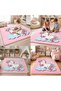 Rainbow Unicorn Kids Cushion Play Mat Rug – Soft Padded Carpet with Non-Slip Backing - 2