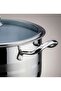 30 cm Large Deep Steel Pot,18/10 Stainless Steel Induction Base with Glass Lid,For Ashura,Jam,Soup Pot - 6