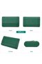 8 Compartment Genuine Leather Watch Roll Travel Box, Wrist Watches Display and Storage Case - 3