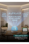 مكبر صوت القرآن الكريم مع جهاز عرض 🌙 ✨   مكبر صوت بلوتوث مع تلاوة القرآن، وترجمة متعددة اللغات، وإضاءة عرض النجوم - 3