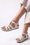 Women's Velcro Wedge Heeled Anatomical Orthopedic Sandals |   Women's Sandals Suitable for Daily Wear - 3