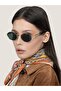 Unisex Oval Sunglasses Gold Color Frame Smoked Glass Uv Protection Mota C2 - 2