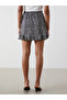 Original Buy Lastkli Patterned Ruffled Mini Skirt - 4