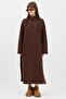 Zippered Sweatshirt Brown - 3