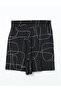 Two Mt Shop Quality Patterned Women's Shorts with Elastic Waist - 6