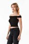 Basic Madonna Collar Modal Blouse - 3