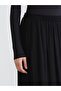 Lcw Grace Elastic Waist Belmando Flared Skirt - 3