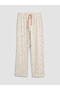 Esvab • Modern & Distinctive Heart Embroidered Women's Pajama Bottoms - 6