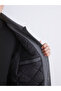 From Uzg Store to Style Keepers: Leather Detailed Sleeves Shirt Roba Collar Men's Coat - 5