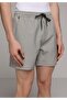 Slim Fit Striped Men's Anthracite Swim Shorts - 4