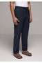 Regular Fit Mid Waist Straight Leg Men's Navy Blue Trousers - 4