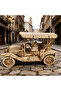 WHITE DIY Vintage Classic Car Model Kit 3D Puzzle Construction Fun Set Wooden Building Blocks New Ye - 2
