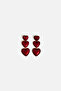 Heart Shaped Dangle Earrings