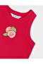 Girl's Stone Print Crop Tank Top 2-10 Years Orange - 5