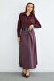 Belted Pleated Maxi Skirt