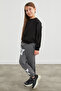 3 Thread Star Printed Jogger Girls' Sweatpants - 5