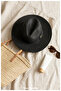 Classic Striped Straw Fedora Hat – Summer Beach and Travel Hat - 3
