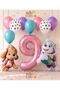 Paw Patrol Skye 9 Year Old Balloon Set Police Dog Paw Patrol Skye and Everst Birthday Balloon Set