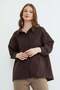 Basic Single Pocket Oversize Shirt - 4