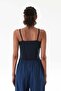 Lace Rope Strap Modal Crop Body - 4