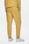 Luskin Dark Yellow Shrink-Cut Cotton Printed Standard Fit Men's Sweatpants with Elastic Cuffs - 4