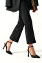 Mabel Black Suede High Heels (10 cm) Classic Heeled Shoes
