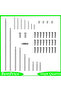 Alto Saxophone Accessory Set 16 Threaded Shaft Rods + 32 Small and Large Screws + 1 Tapered Shaft...