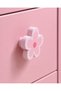 Pink Flower Handle - Diameter 6 cm Baby Girl Child Teenager Room Cabinet Drawer Furniture Handle Floral Handles - 3
