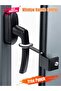 New Free Punch Inner Window Limiter Latch Position Stopper Casement Wind Brace Black Windows Hand... - 8