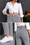 Mom Fit Jeans High Waist Boyfriend Cut Stretch Fabric Stone Women's Jeans C599 - 3