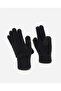 Unisex Sera Eldiven Fo 5572 Black Furry and Soft Textured Winter Knitted Gloves (Made in Turkey) - 3